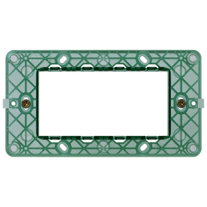 Supporto Vimar Plana 4 moduli per scatole rettangolari 14614