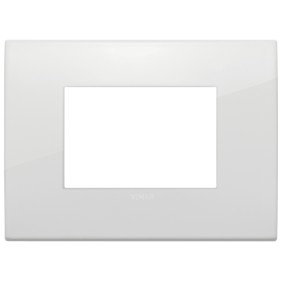 Placca Classic Vimar Arkè  3 moduli metallo polar codice 19653.06