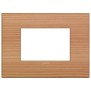 Placca Classic Vimar Arkè  3 moduli legno naturale larice 19653.43