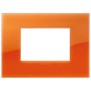 Placca Vimar Arkè Classic 3 moduli Reflex orange codice 19653.63
