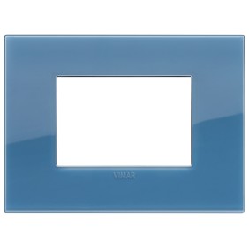 Placca Vimar Arkè Classic 3 moduli Reflex oltremare 19653.64