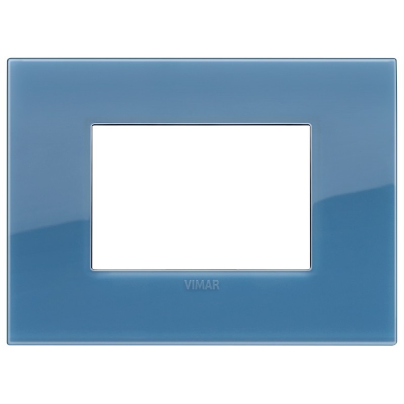 Placca Vimar Arkè Classic 3 moduli Reflex oltremare 19653.64