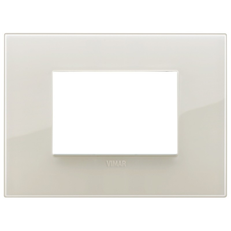Placca Vimar Arkè Classic 3 moduli Reflex Avorio codice19653.67