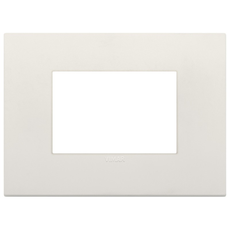 Placca Vimar Arkè  3 moduli colore avorio tecnopolimero 19653.73
