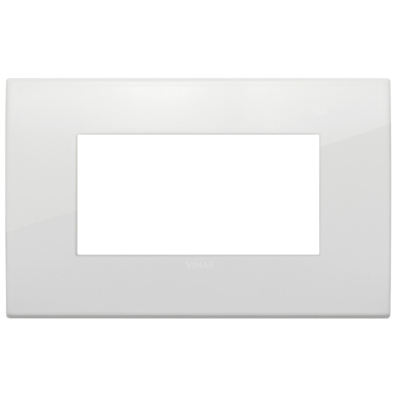 Placca Classic Vimar Arkè  4 moduli polar in metallo 19654.06