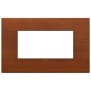 Placca Vimar Arkè Classic 4 moduli ciliegio legno naturale 19654.42