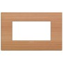 Placca Vimar Arkè Classic  4 moduli larice legno naturale 19654.43