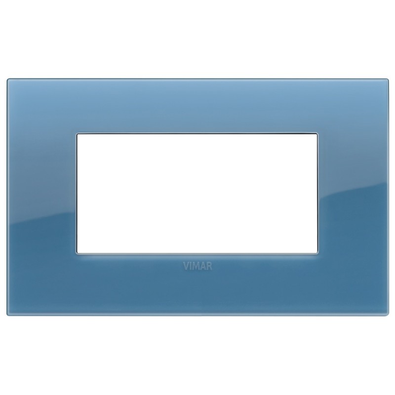 Placca Vimar Arkè classic 4 moduli Reflex oltremare 19654.64