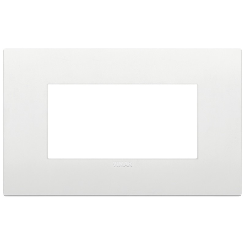 Placca Vimar Arkè  classic 4 bianca moduli tecnopolimero 19654.74