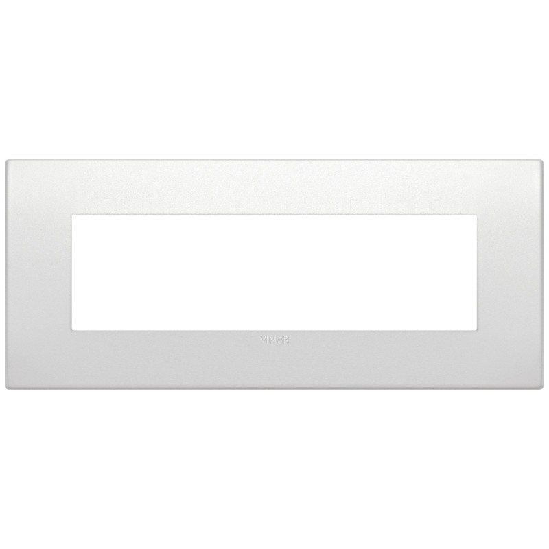 Placca Vimar Arkè Classic  7 moduli perla in metallo 19657.05