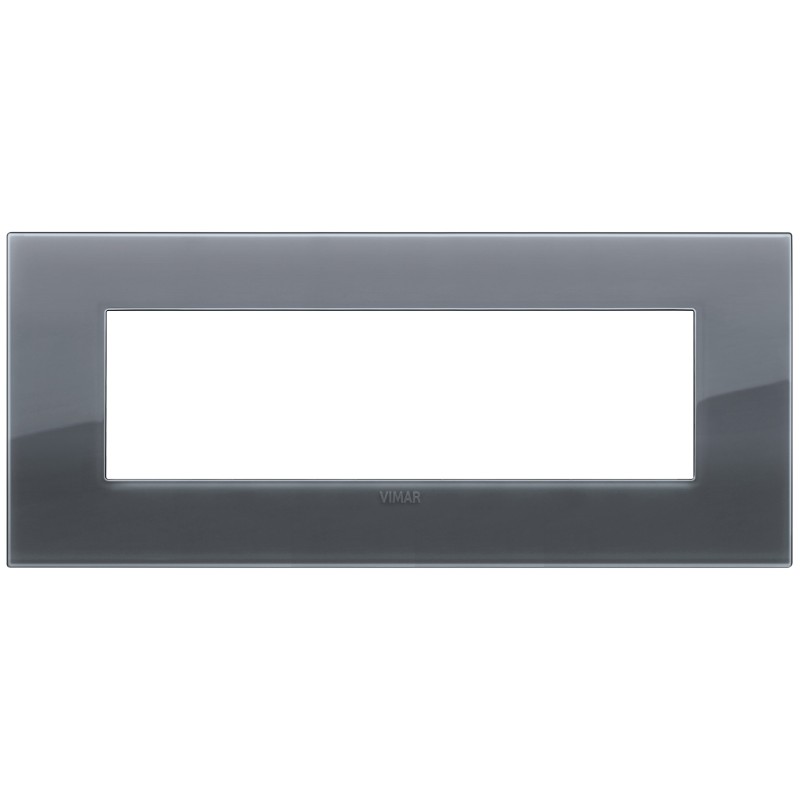 Placca Vimar Arkè Classic 7 moduli Reflex grigio fumè 19657.61
