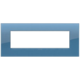 Placca Vimar Arkè classic 7 moduli Reflex oltremare codice 19657.64