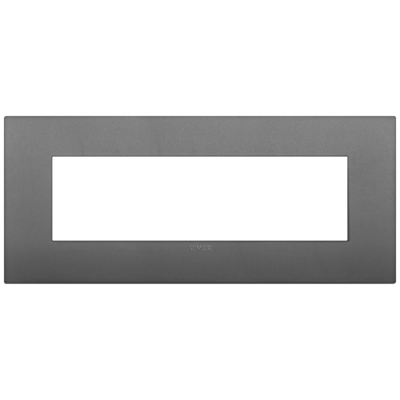 Placca Vimar Arkè 7 moduli grigio in tecnopolimero 19657.72
