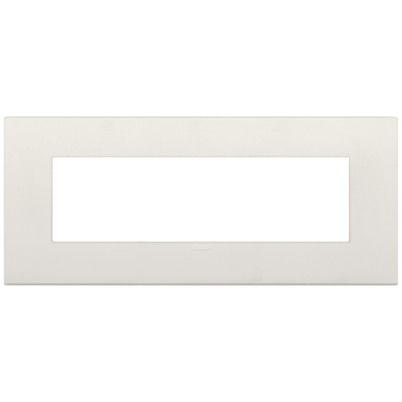 Placca Vimar Arkè 7 moduli bianca in tecnopolimero 19657.74