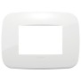 Placca Vimar Arkè Round 3 moduli bianco tecnopolimero 19683.84