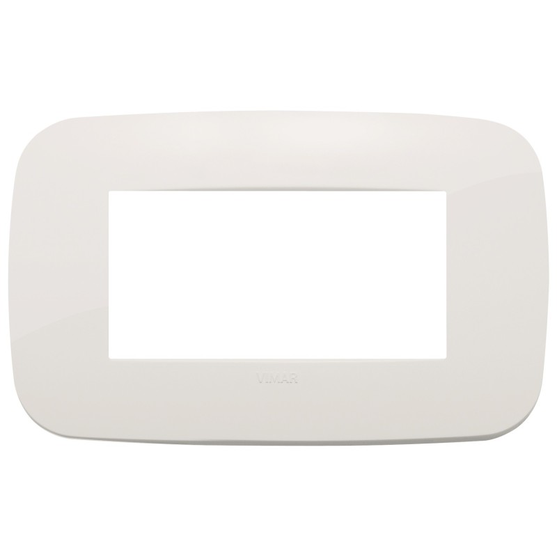 Placca Vimar Arkè Round 4 moduli avorio tecnopolimero 19684.83