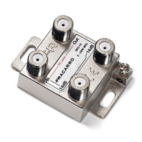 Derivatore  2 Vie Fracarro DE2-10 innesto ad F  280714