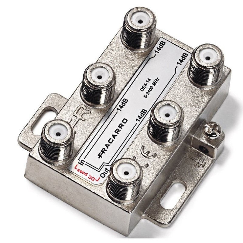 Derivatore  4 Vie Fracarro Innesto ad F DE4-22 280721