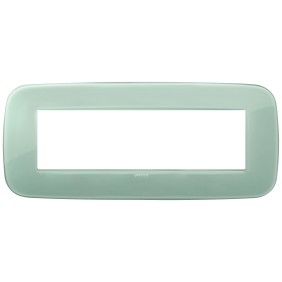 Placca Vimar Arkè Round 7 moduli Reflex salvia codice 19687.65