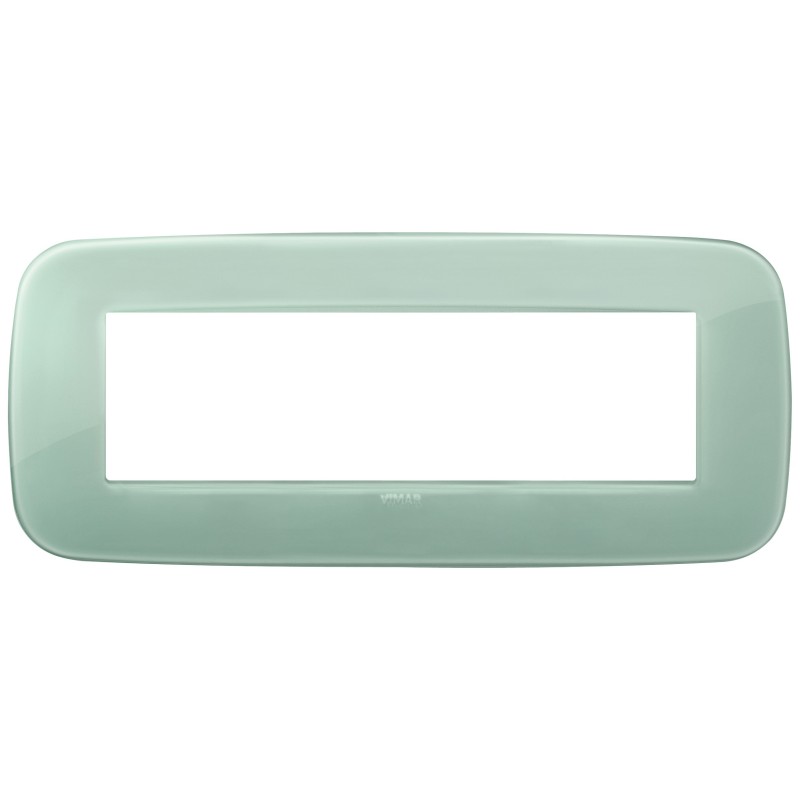 Placca Vimar Arkè Round 7 moduli Reflex salvia codice 19687.65