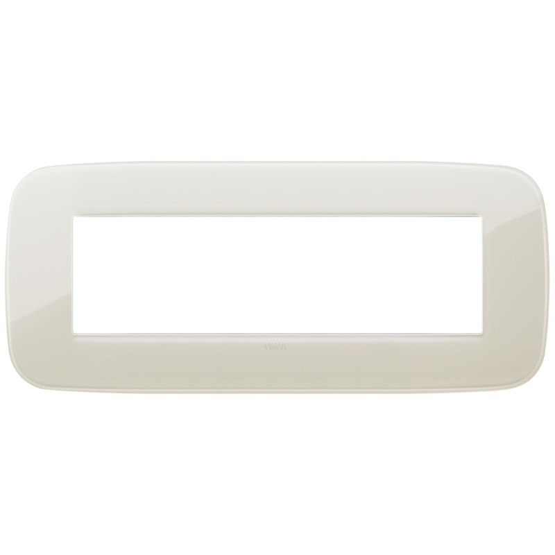 Placca Vimar Arkè Round 7 moduli Reflex avorio codice 19687.67