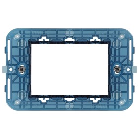 Supporto Vimar Arkè per scatole rettangolari 3 moduli con viti 19613