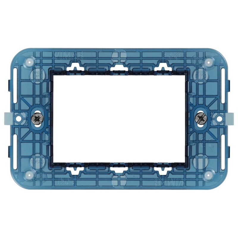 Supporto Vimar Arkè per scatole rettangolari 3 moduli con viti 19613