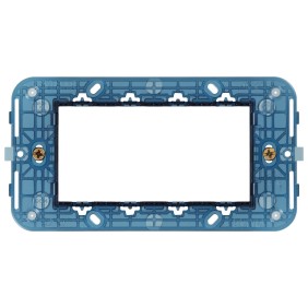 Supporto Vimar Arkè 4 moduli per scatola rettangolare con viti 19614