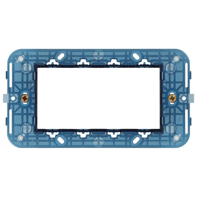 Supporto Vimar Arkè 4 moduli per scatola rettangolare con viti 19614