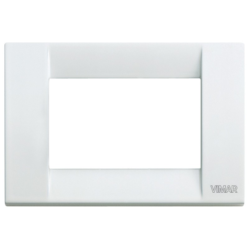 Placca Vimar Idea Classica 3 Moduli bianco in metallo 16733.01