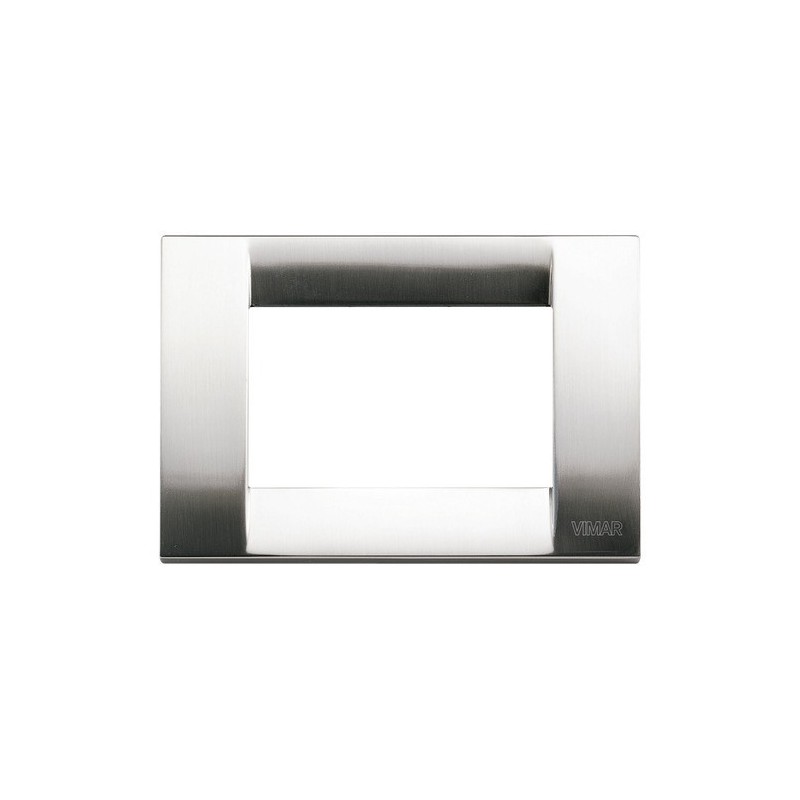 Placca Vimar Idea Classica 3 Moduli nichel spazzolato 16733.34