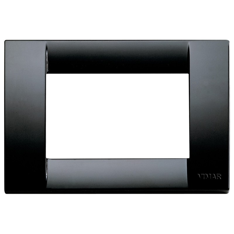 Placca Vimar Idea Classica 3 Moduli nero tecnopolimero 16743.16