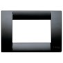 Placca Vimar Idea Classica 3 Moduli nero tecnopolimero 16743.16