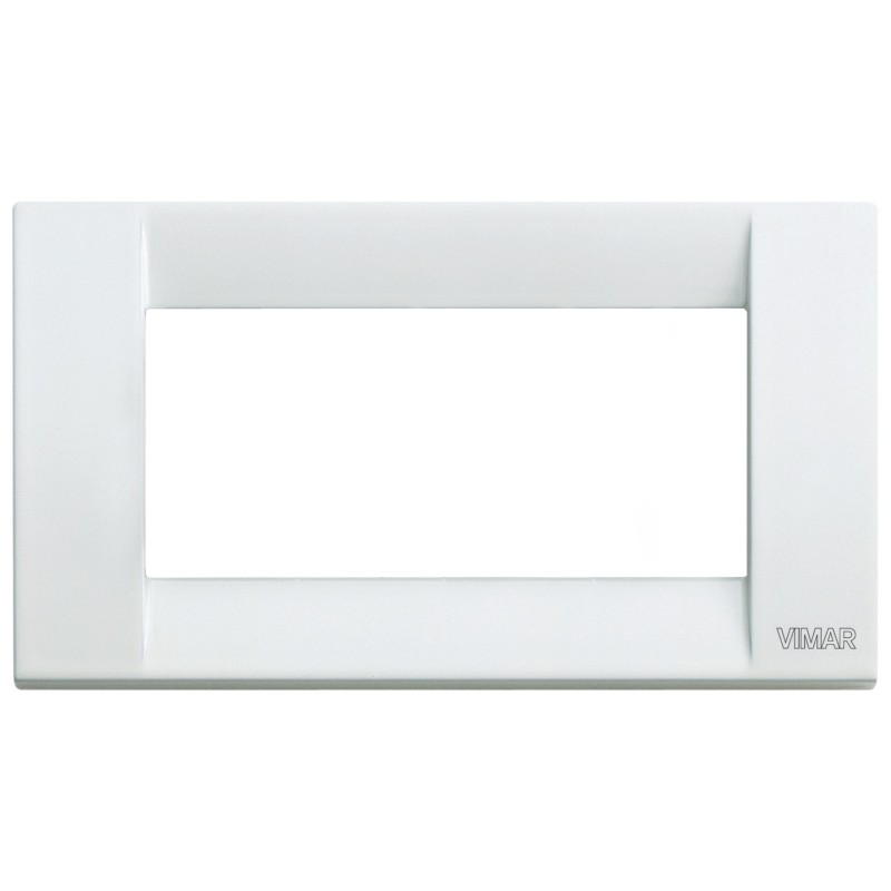 Placca Vimar Idea Classica 4 Moduli bianco in metallo 16734.01