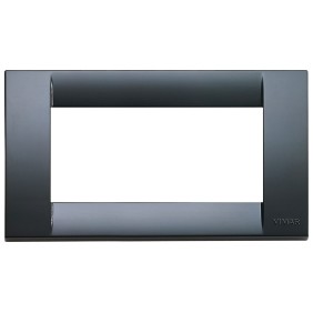 Placca Vimar Idea Classica 4 Moduli grigio grafite 16744.15