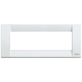 Placca Vimar Idea Classica 6 Moduli bianco metallo 16736.01