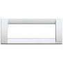 Placca Vimar Idea Classica 6 Moduli argento metallizzato 16736.21