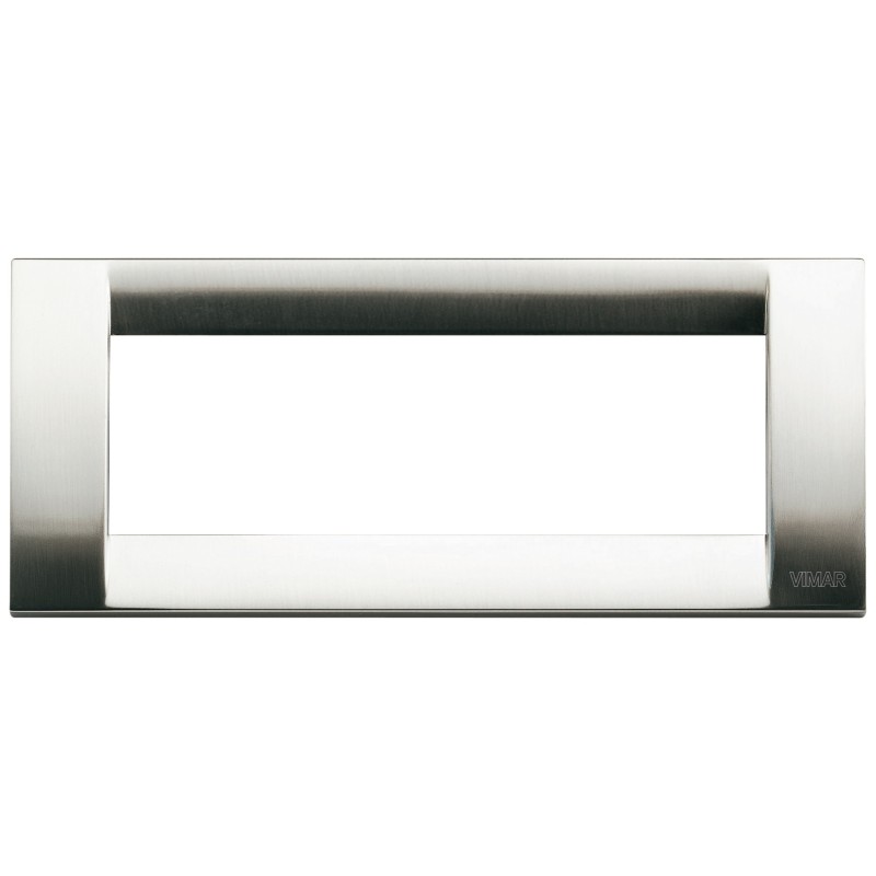 Placca Vimar Idea Classica 6 Moduli  nichel spazzolato 16736.34