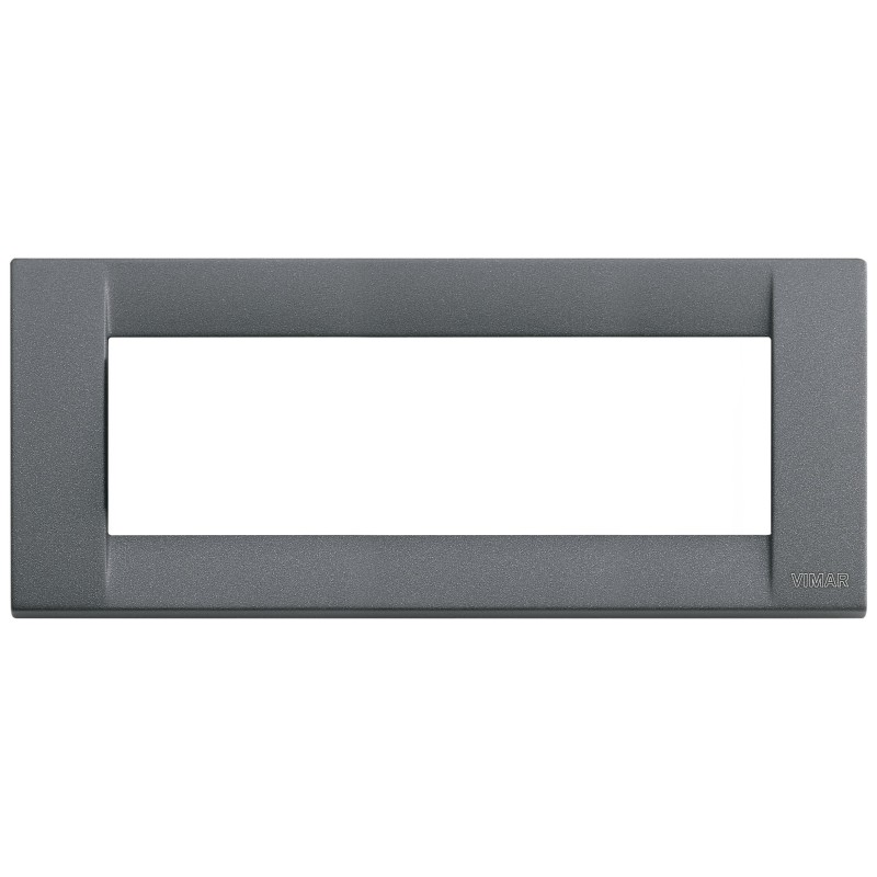 Placca Vimar Idea Classica 6 Moduli ardesia metallo 16736.46