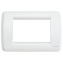 Placca Vimar Idea Rondo' 3 Moduli bianco in metallo 16753.01