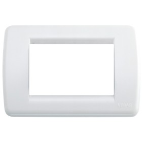 Placca Vimar Idea Rondo' 3 Moduli bianco brillante 16763.01
