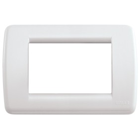 Placca Vimar Idea Rondo' 3 Moduli  colore bianco Idea 16763.04