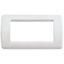 Placca Vimar Idea Rondo' 4 Moduli bianco Idea codice 16764.04