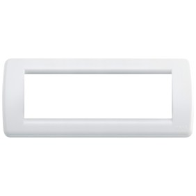 Placca Vimar Idea Rondo' 6 Moduli bianco brillante 16766.01