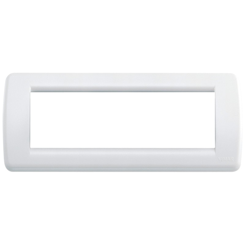 Placca Vimar Idea Rondo' 6 Moduli bianco brillante 16766.01