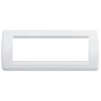 Placca Vimar Idea Rondo' 6 Moduli bianco brillante 16766.01