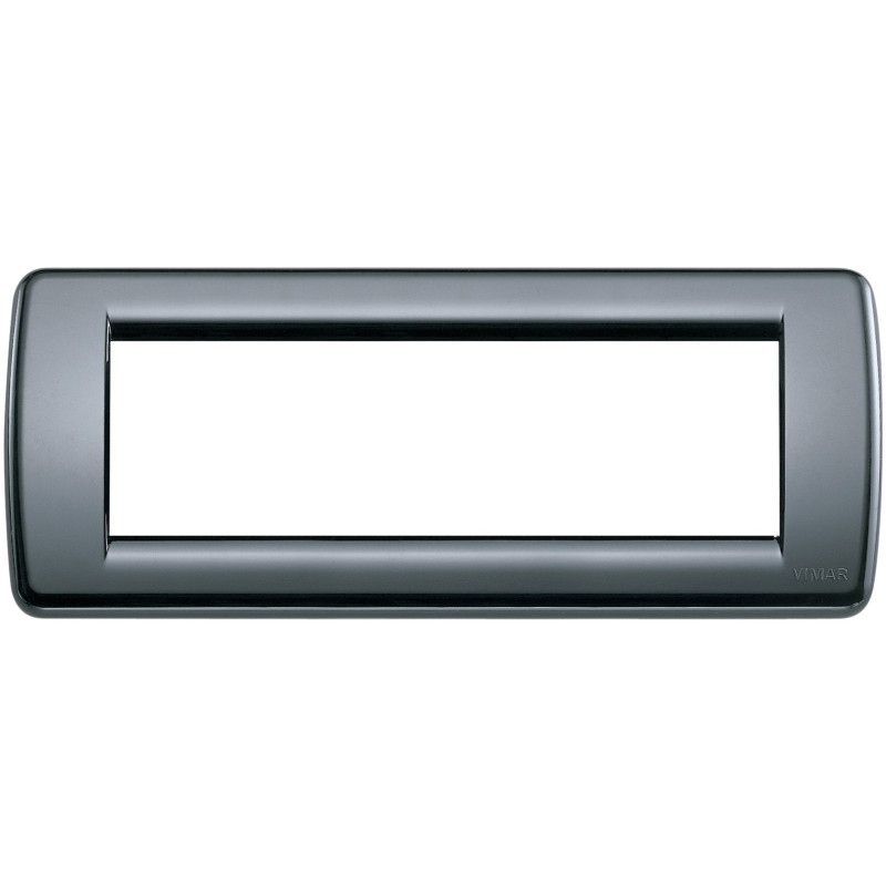 Placca Vimar Idea Rondo' 6 Moduli  grigio grafite 16763.15