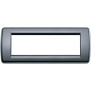 Placca Vimar Idea Rondo' 6 Moduli  grigio grafite 16763.15