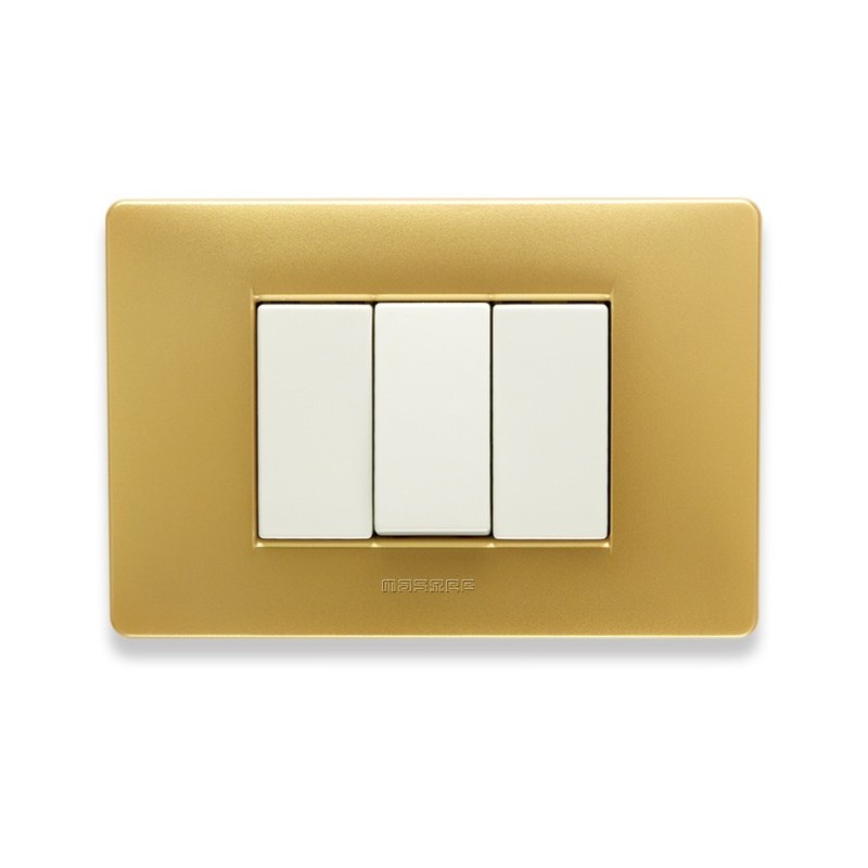 Placca Master Mix Star dust in tecnopolimero 3 posti 21MX323