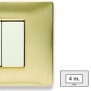 Placca Master Mix Oro karat in tecnopolimero 4 posti 21MX244